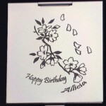 オリジナルデザ<br>
インの誕生祝い